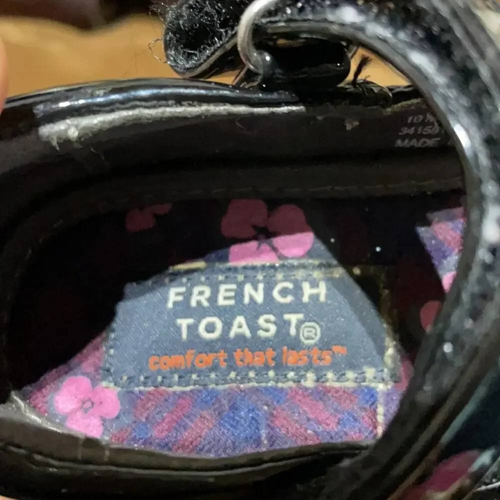 French toast 10 black patent like maryjane guc